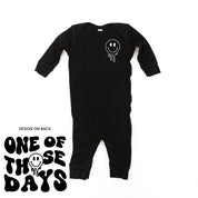 One Of Those Days - (w/ Melty Smiley) - One Piece Baby Sleeper Little Mama Shirt Shop