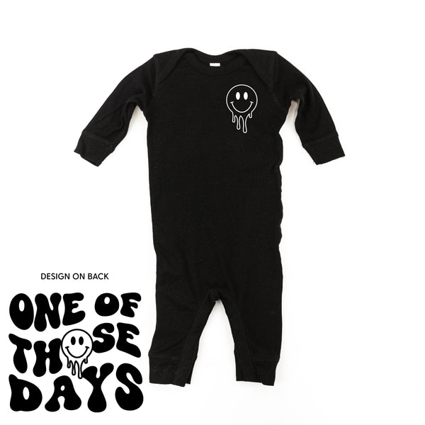 ONE OF THOSE DAYS - (w/ Melty Smiley) - One Piece Baby Sleeper