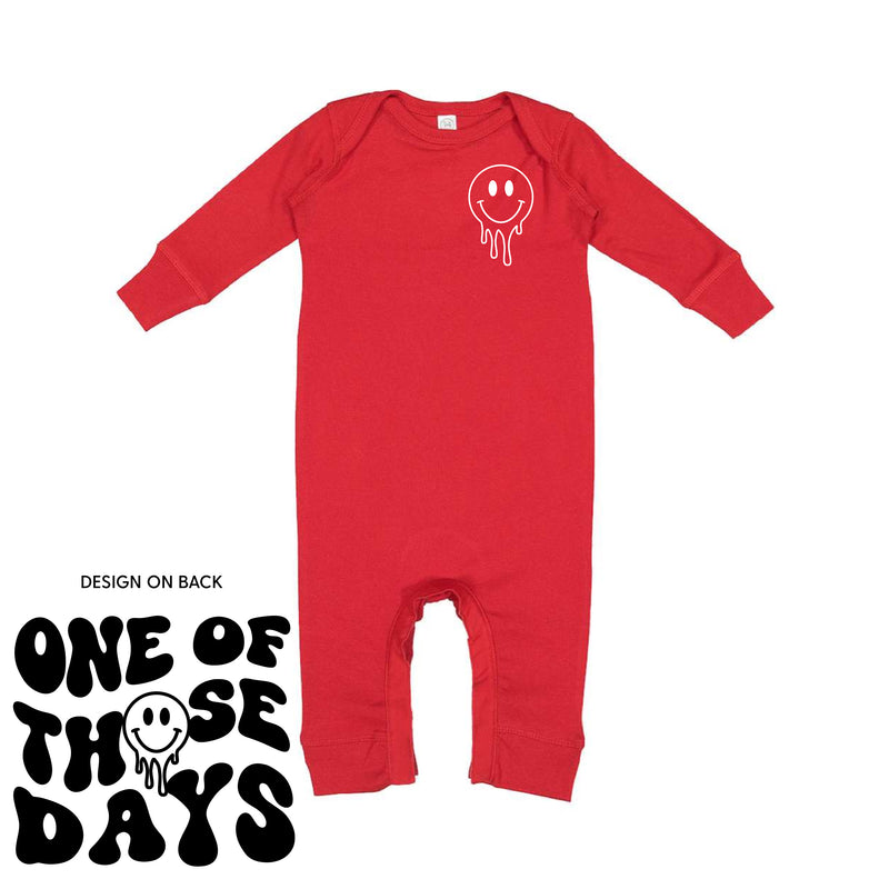 ONE OF THOSE DAYS - (w/ Melty Smiley) - One Piece Baby Sleeper