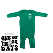 One Of Those Days - (w/ Melty Smiley) - One Piece Baby Sleeper Little Mama Shirt Shop
