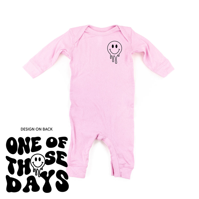 ONE OF THOSE DAYS - (w/ Melty Smiley) - One Piece Baby Sleeper