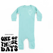 One Of Those Days - (w/ Melty Smiley) - One Piece Baby Sleeper Little Mama Shirt Shop