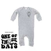 One Of Those Days - (w/ Melty Smiley) - One Piece Baby Sleeper Little Mama Shirt Shop