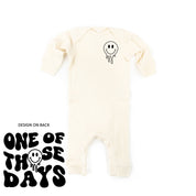 One Of Those Days - (w/ Melty Smiley) - One Piece Baby Sleeper Little Mama Shirt Shop