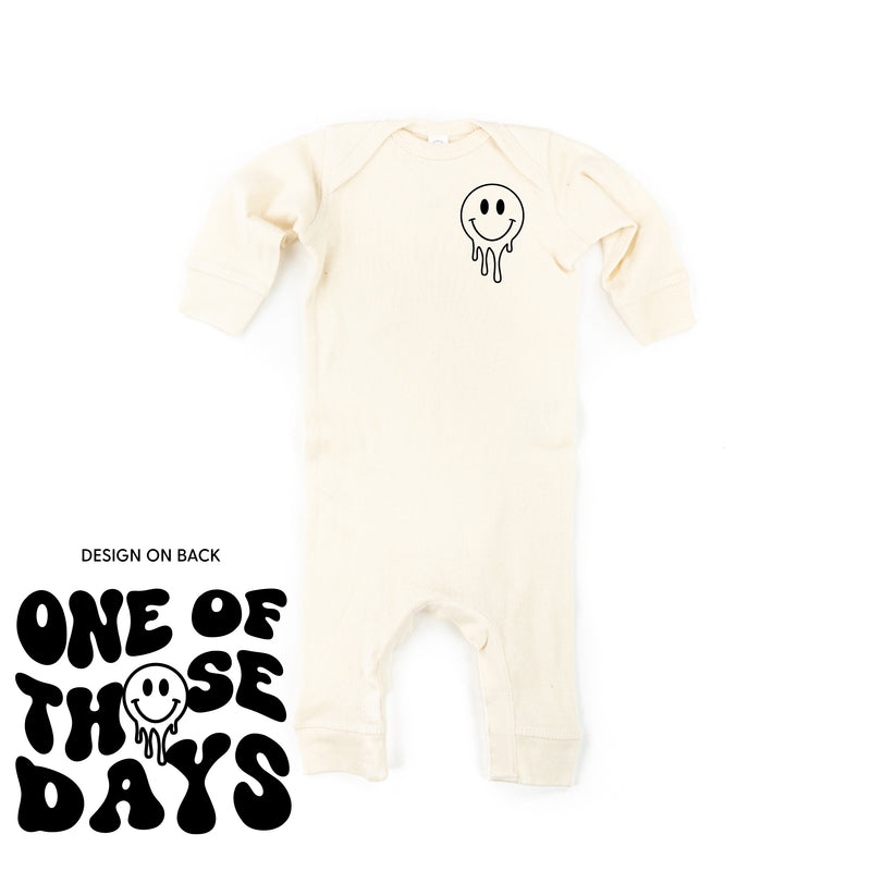 ONE OF THOSE DAYS - (w/ Melty Smiley) - One Piece Baby Sleeper