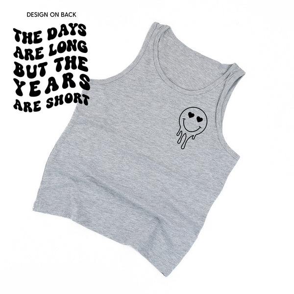 THE DAYS ARE LONG BUT THE YEARS ARE SHORT - (w/ Melty Heart Eyes) - YOUTH JERSEY TANK