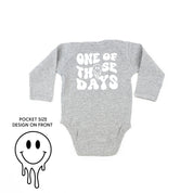 One Of Those Days - (w/ Melty Smiley) - Long Sleeve Child Shirt Little Mama Shirt Shop