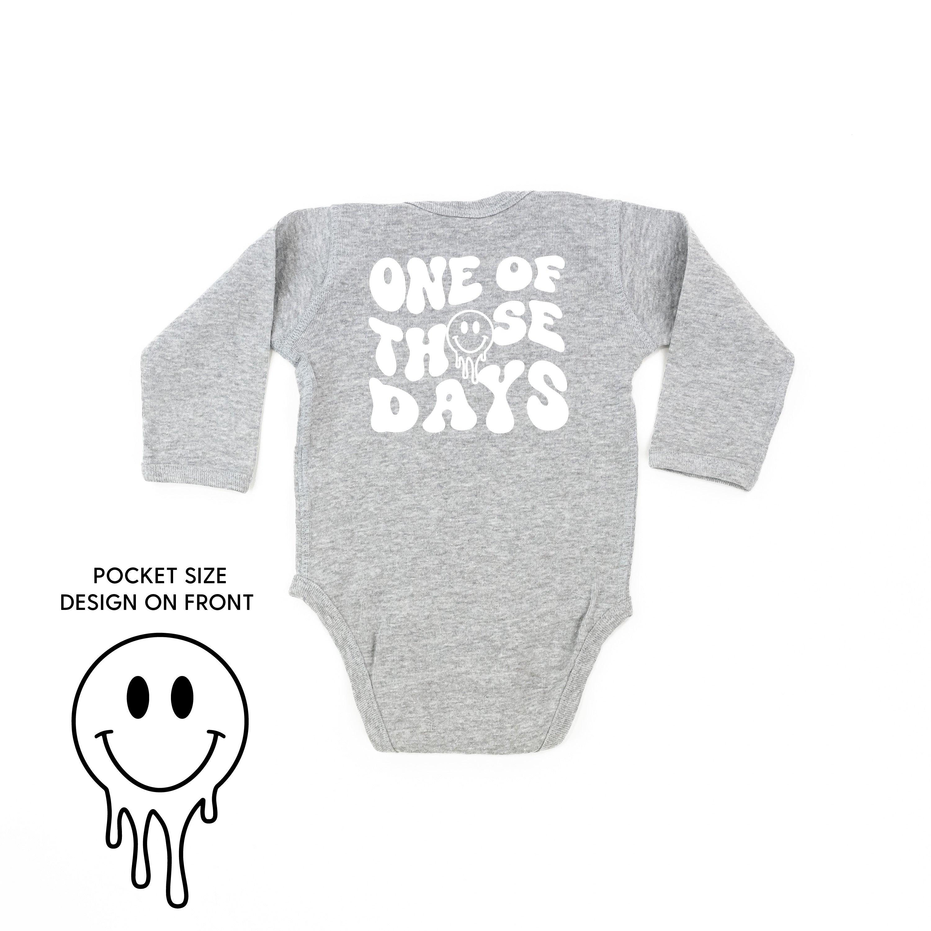 One Of Those Days - (w/ Melty Smiley) - Long Sleeve Child Shirt Little Mama Shirt Shop