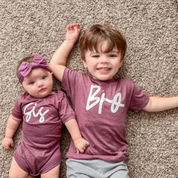 Sis - Cursive - Child Shirt Little Mama Shirt Shop