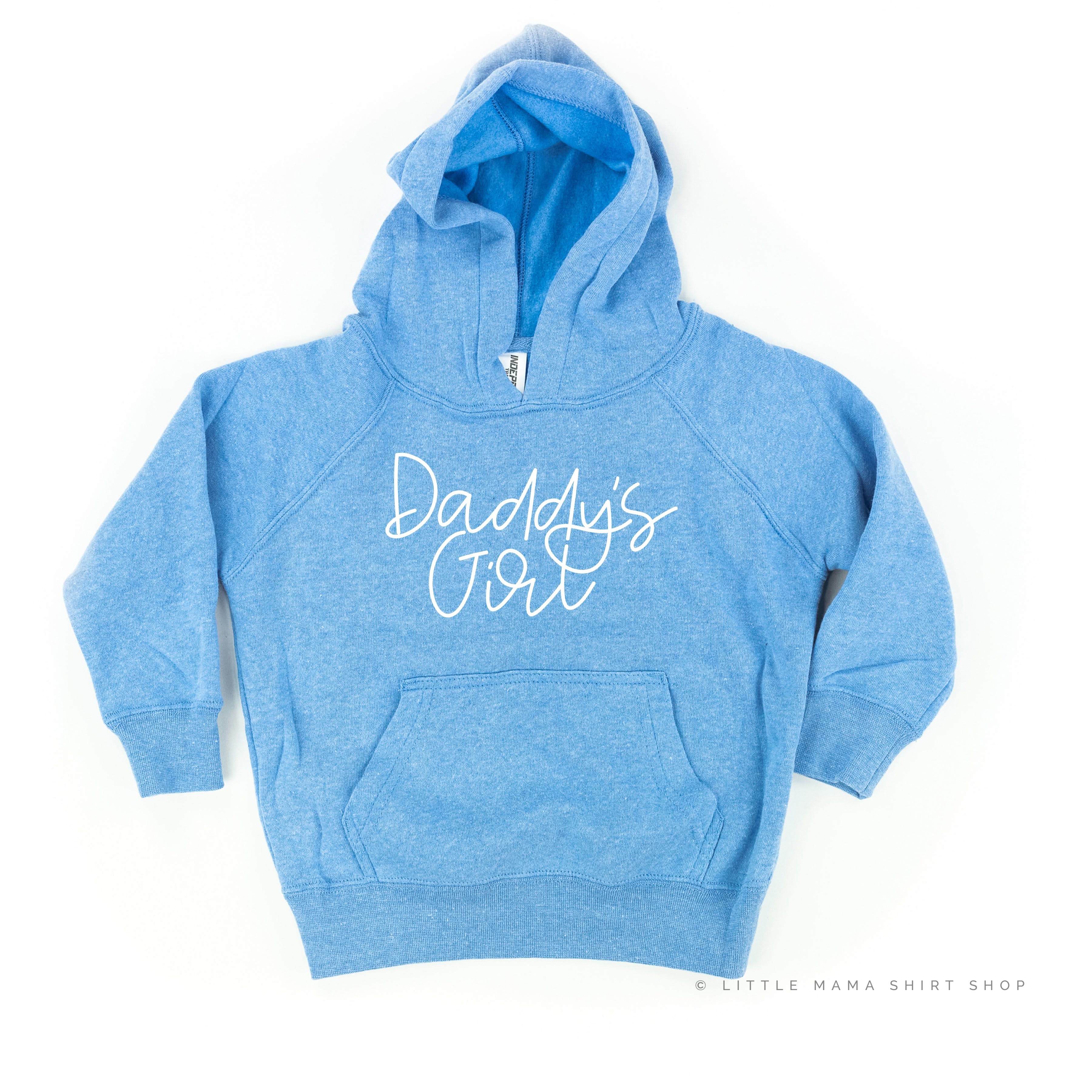 Daddy's Girl - Cursive - Child Hoodie Little Mama Shirt Shop LLC