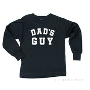 DAD'S GUY - VARSITY - Long Sleeve Child Shirt Little Mama Shirt Shop