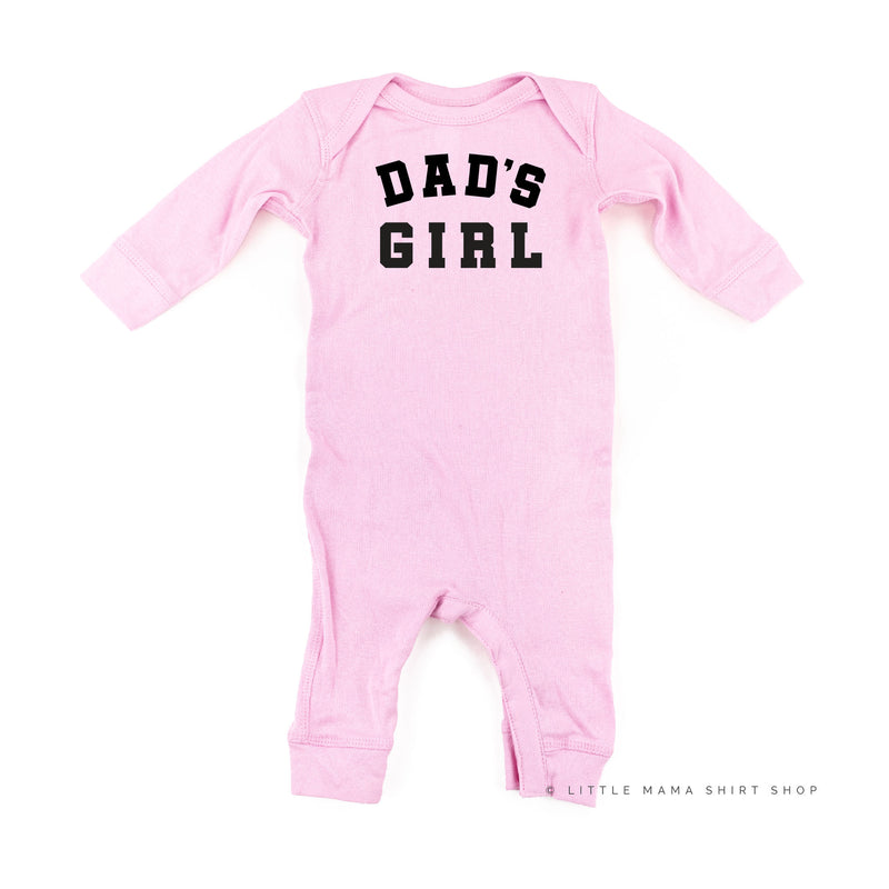 DAD'S GIRL - VARSITY - One Piece Baby Sleeper