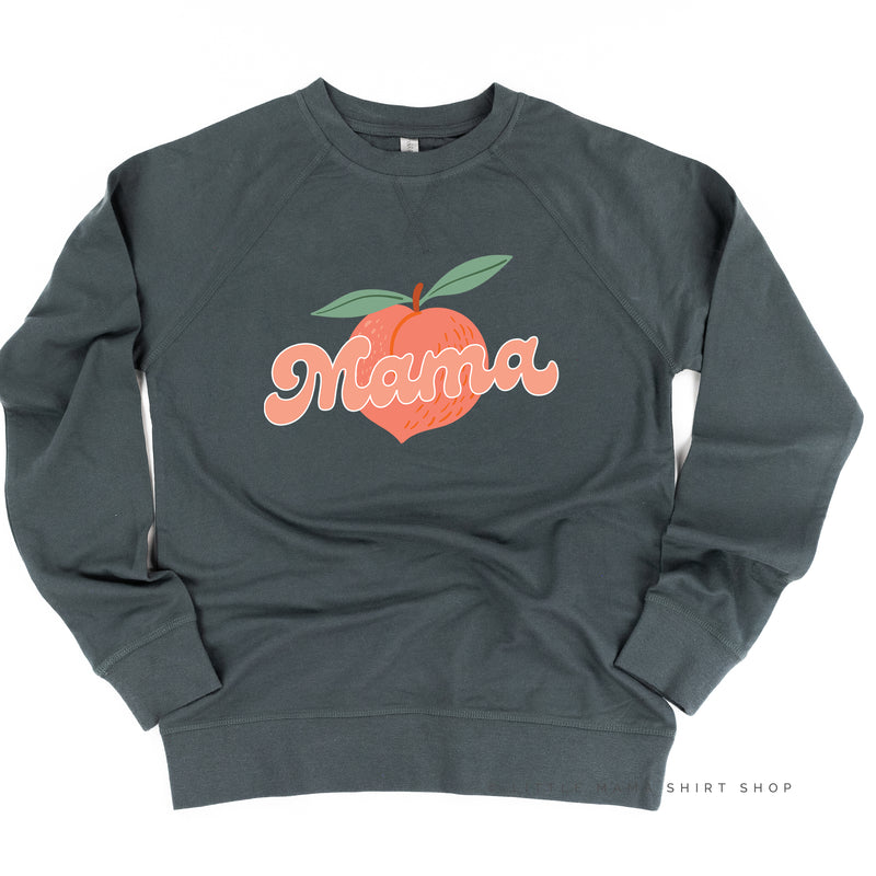Peach - Mama - Lightweight Pullover Sweater
