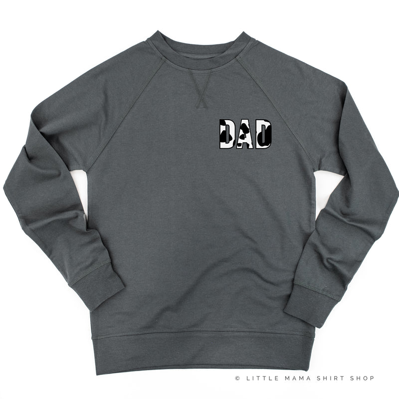 DAD - Cow Print - Lightweight Pullover Sweater