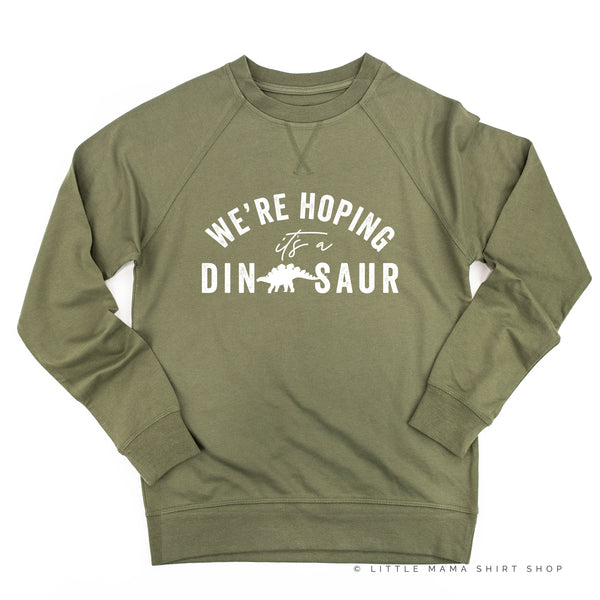We're Hoping It's A Dinosaur - Lightweight Pullover Sweater