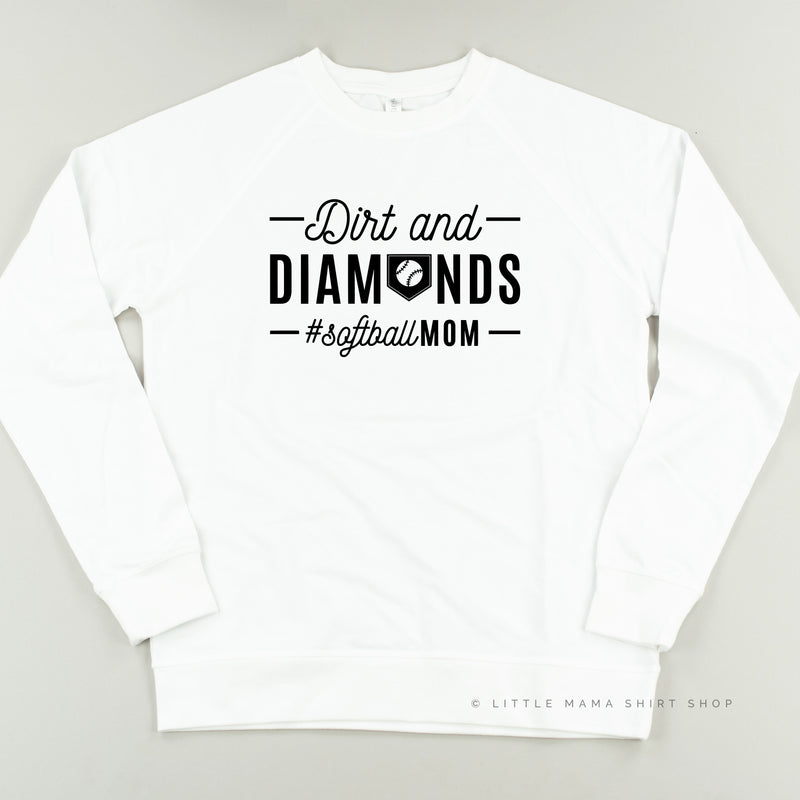 Dirt and Diamonds - Softball Mom - Lightweight Pullover Sweater