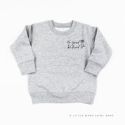 Do Good Be Kind - Child Sweater Little Mama Shirt Shop