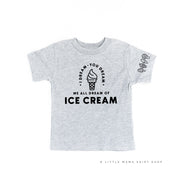 I Dream of Ice Cream - Ice Cream Sleeve Detail - Child Tee