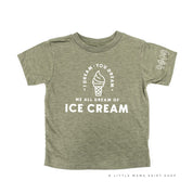 I Dream of Ice Cream - Ice Cream Sleeve Detail - Child Tee