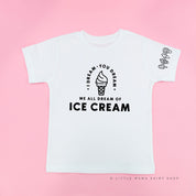 I Dream of Ice Cream - Ice Cream Sleeve Detail - Child Tee