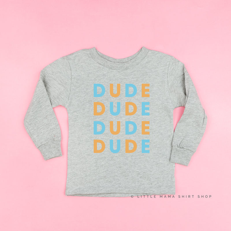 DUDE x4 - PASTEL DESIGN - Long Sleeve Child Shirt
