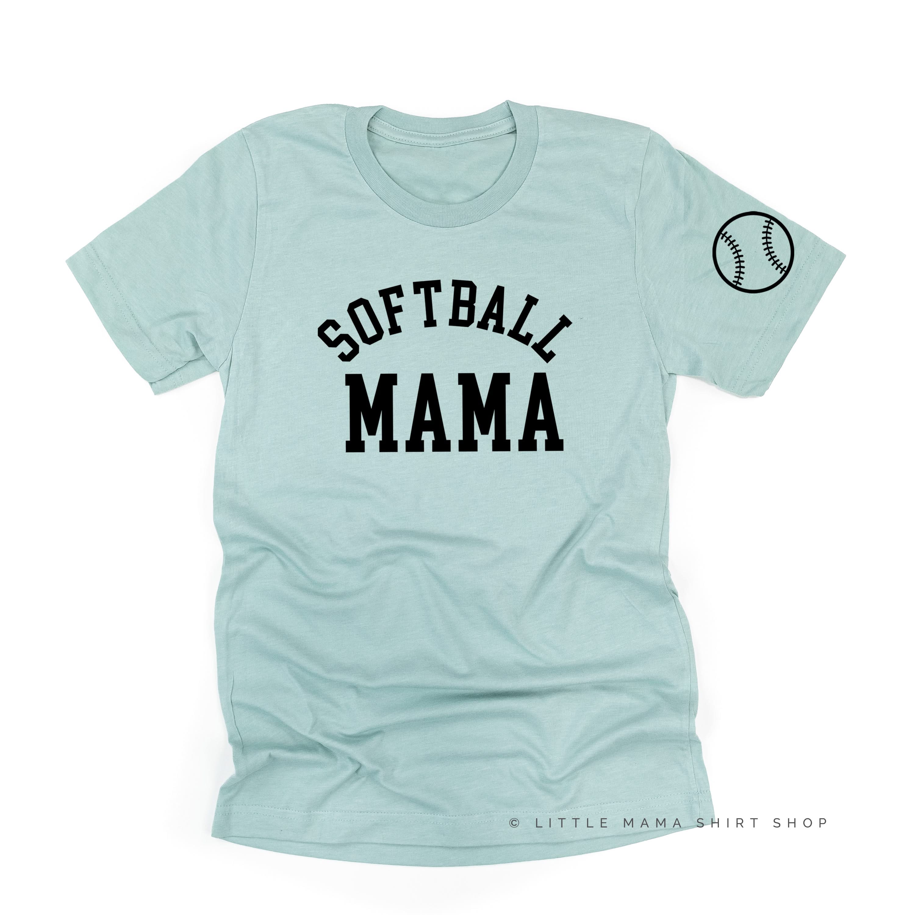 Softball Mama (sd) - Unisex Tee Little Mama Shirt Shop