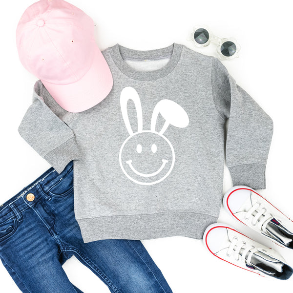 SMILEY FACE BUNNY - Child Sweater