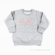 BIRTHDAY NUMBER - NEW CURSIVE - Child Sweater Little Mama Shirt Shop