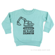 SEE YA LATER EXCAVATOR - Child Sweater Little Mama Shirt Shop