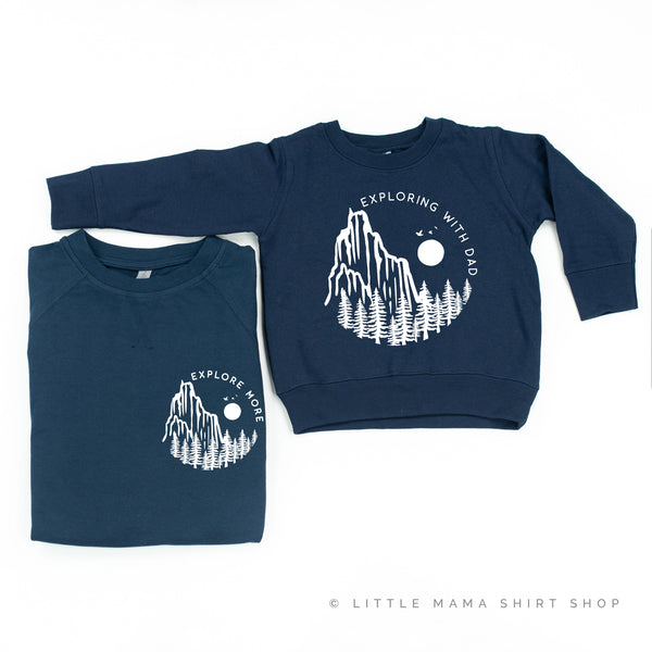EXPLORE MORE + EXPLORING WITH DAD - Set of 2 Matching Sweaters