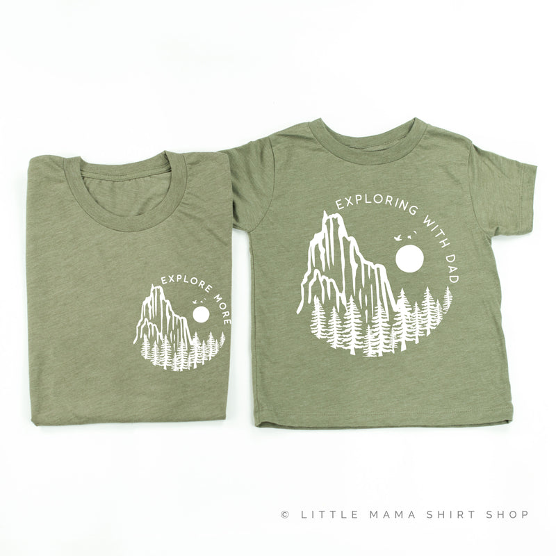 EXPLORE MORE + EXPLORING WITH DAD - Set of 2 Shirts