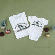 Nobody's Walking Out On This Fun Old-Fashioned Family Christmas - Set of 2 Unisex Tees Little Mama Shirt Shop
