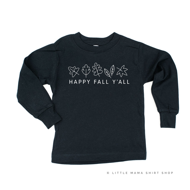 Happy Fall Y'all - Long Sleeve Child Shirt