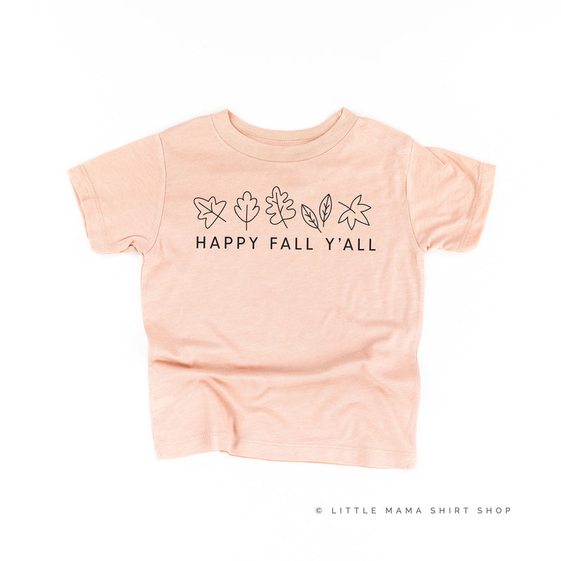 Happy Fall Y'all - Short Sleeve Child Shirt