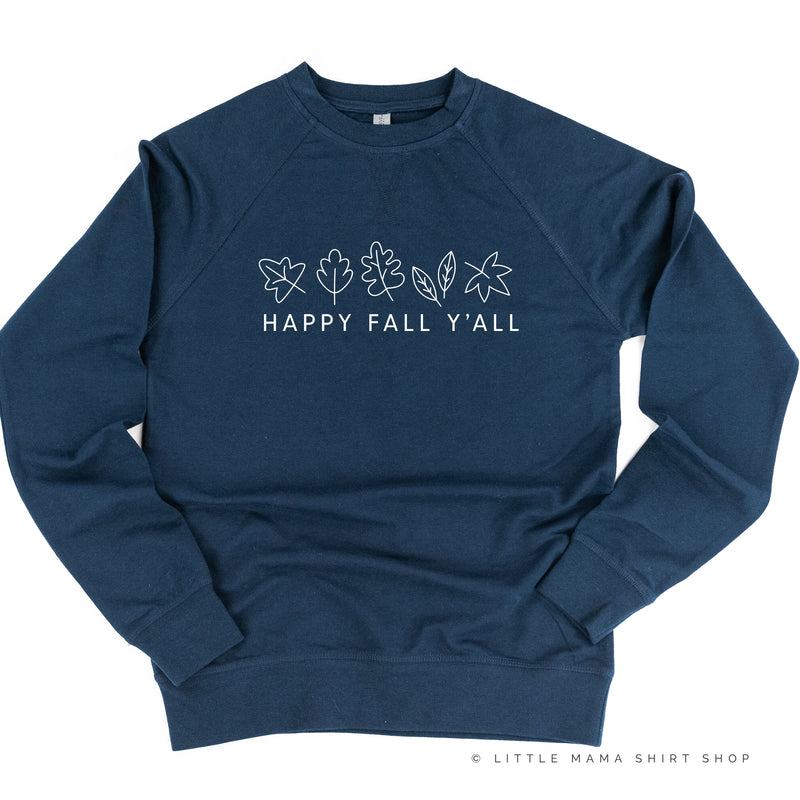 Happy Fall Y'all - Lightweight Pullover Sweater