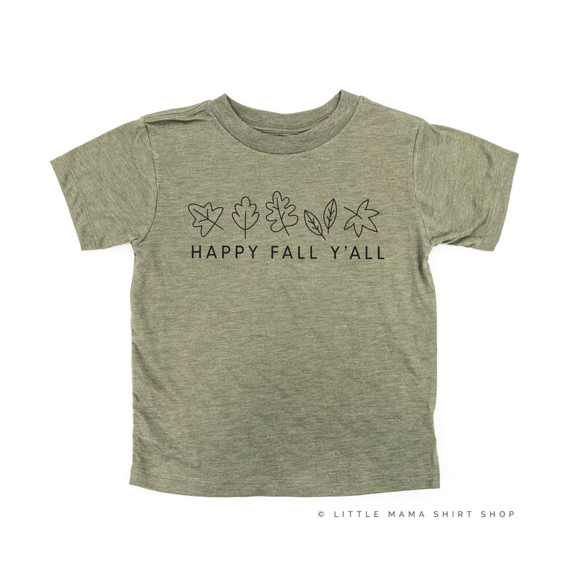 Happy Fall Y'all - Short Sleeve Child Shirt
