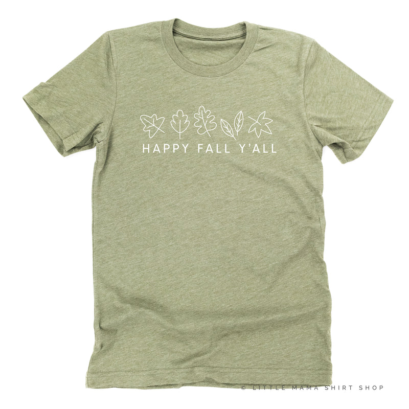 Happy Fall Y'all - Unisex Tee