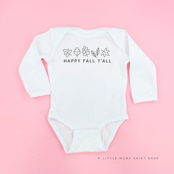 Happy Fall Y'all - Long Sleeve Child Shirt