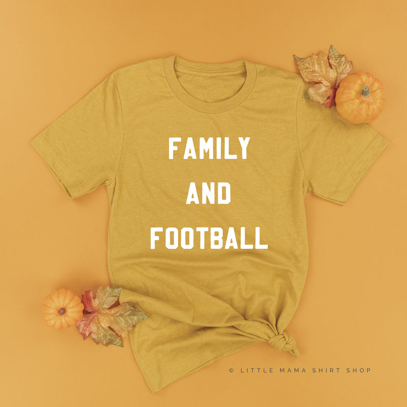 Family and Football  - Unisex Tee