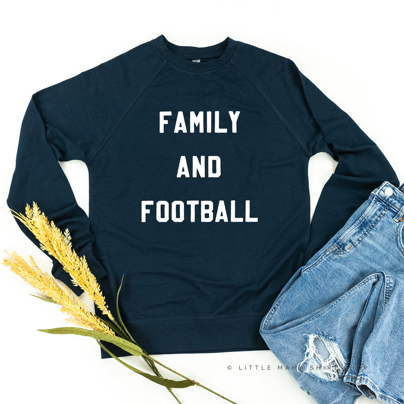 Family and Football - Lightweight Pullover Sweater