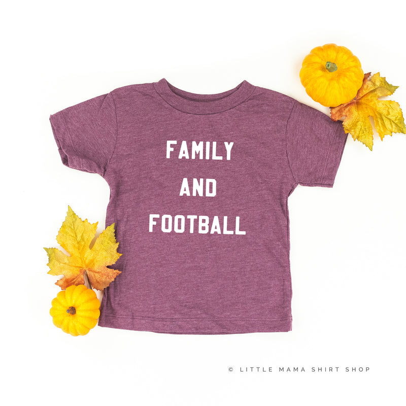 Family and Football - Short Sleeve Child Shirt