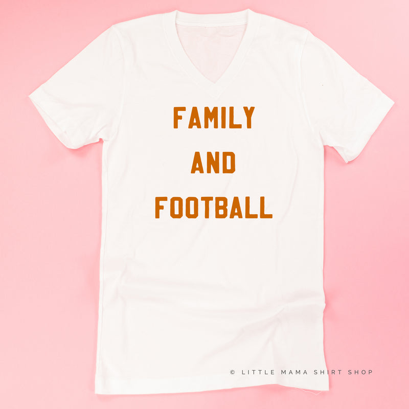 Family and Football  - Unisex Tee