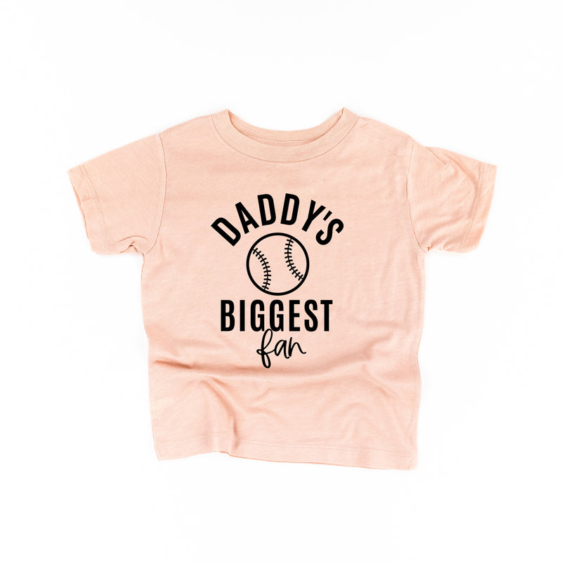 Daddy's Biggest Fan - BASEBALL - Short Sleeve Child Shirt