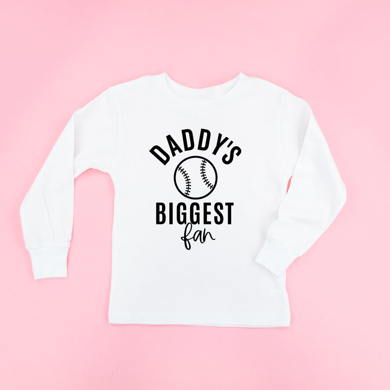 Daddy's Biggest Fan - BASEBALL - Long Sleeve Child Shirt