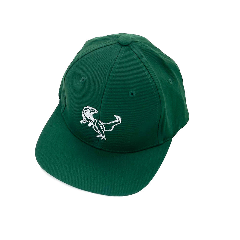 Sketchy T-Rex (Green) - Child Size - Flat Brimmed Hat