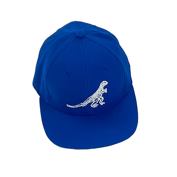 Pocket T-Rex (Royal Blue) - Child Size - Flat Brimmed Hat