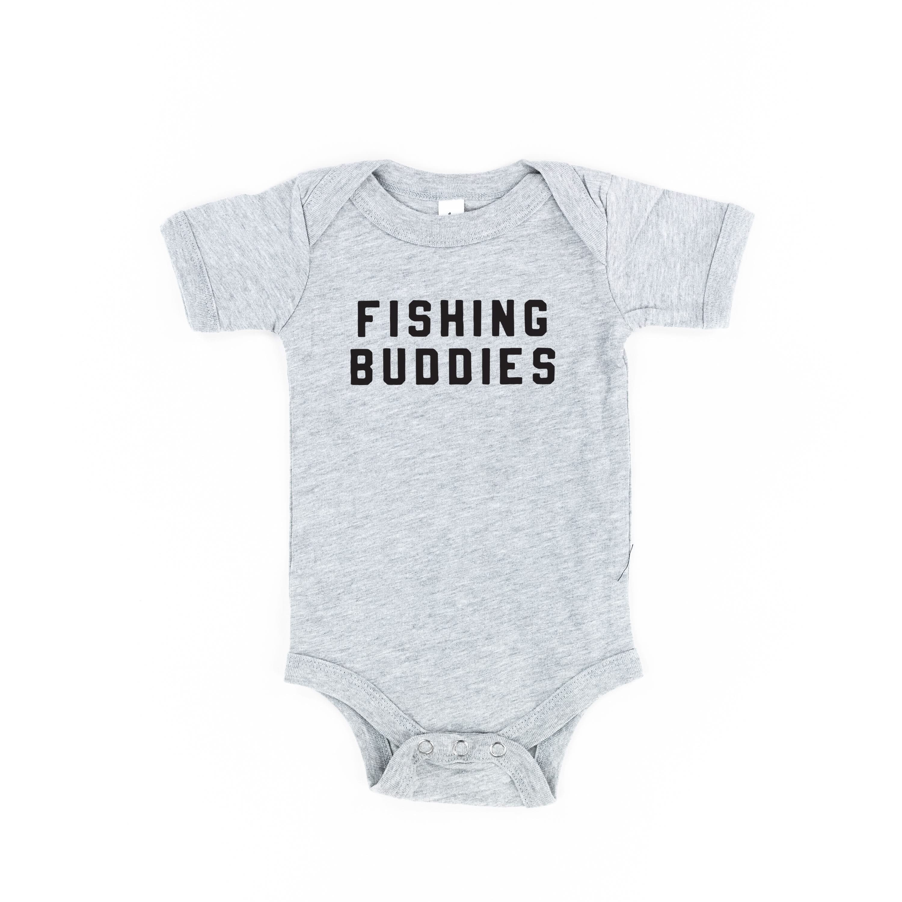 FISHING BUDDIES - Short Sleeve Child Shirt Little Mama Shirt Shop
