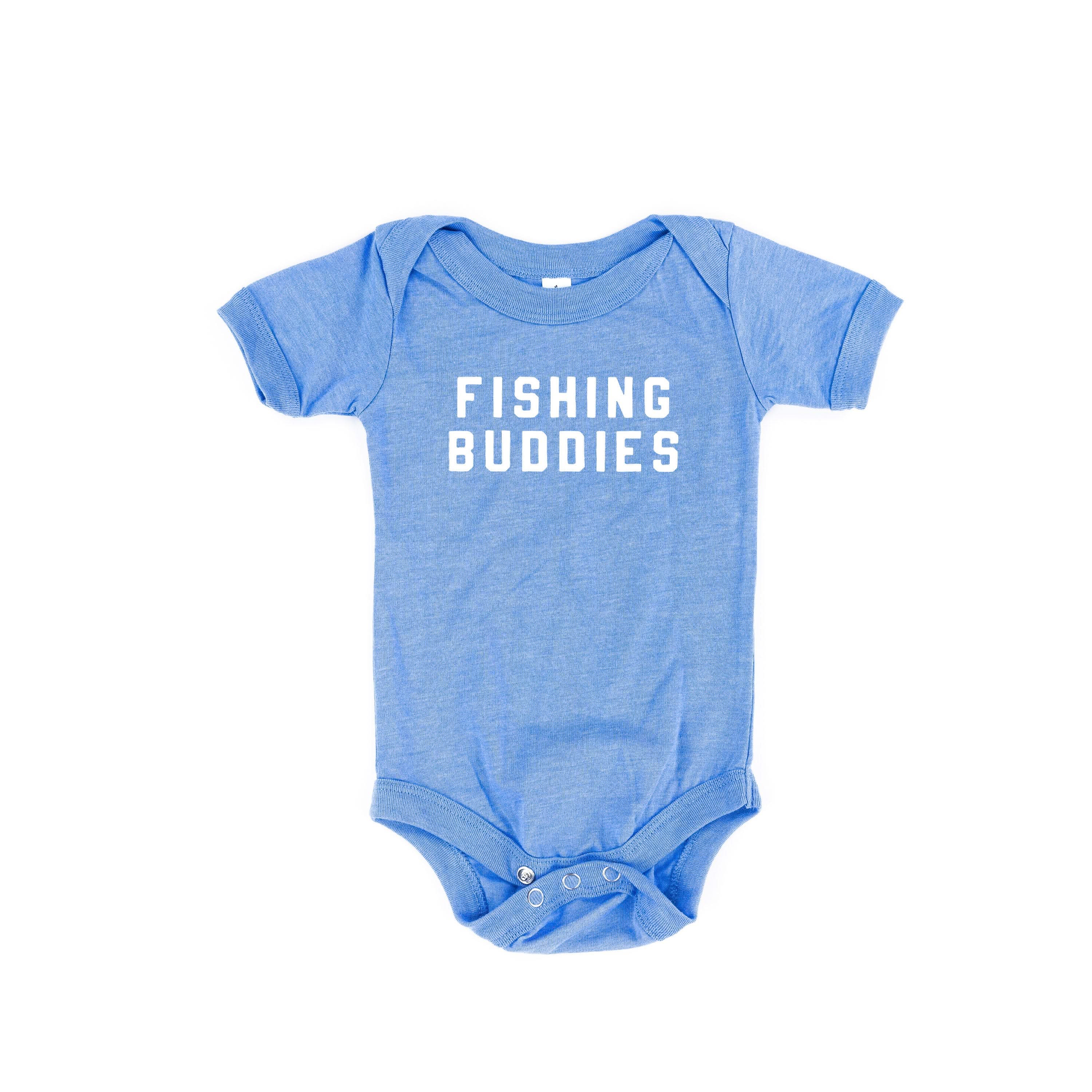 FISHING BUDDIES - Short Sleeve Child Shirt Little Mama Shirt Shop