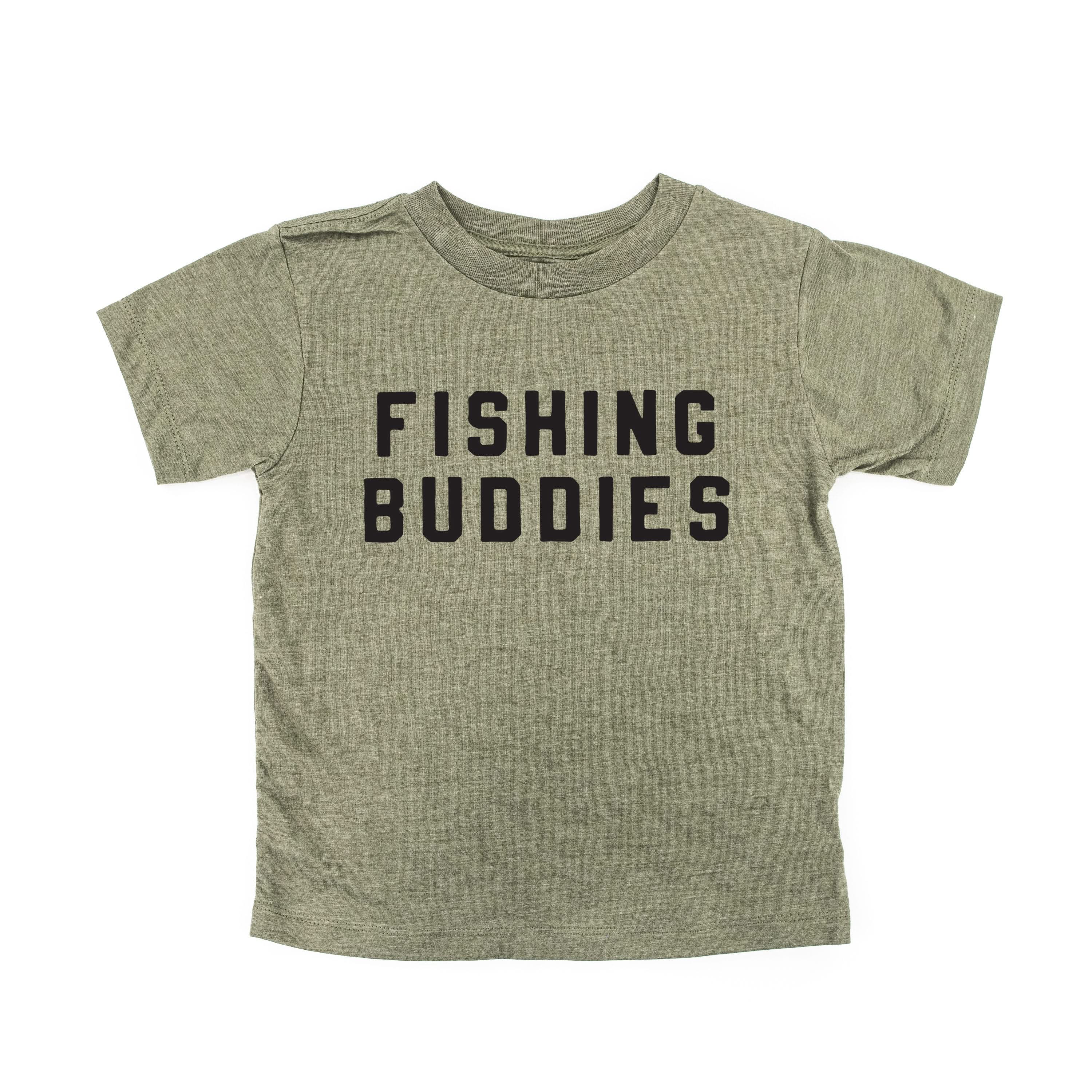 FISHING BUDDIES - Short Sleeve Child Shirt Little Mama Shirt Shop