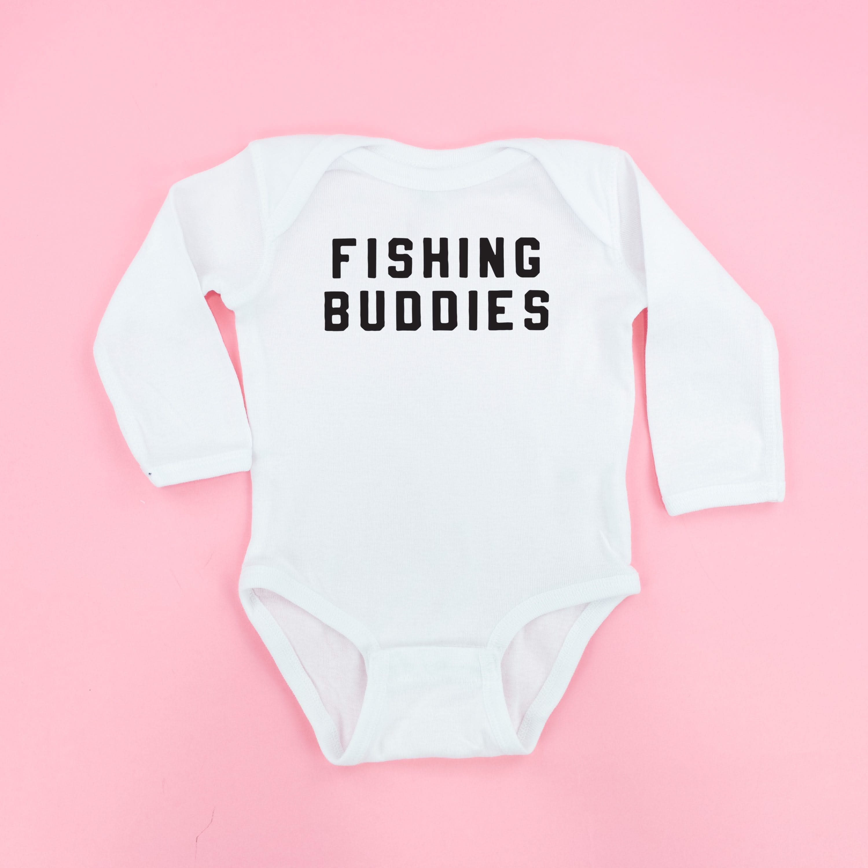 FISHING BUDDIES - Long Sleeve Child Shirt Little Mama Shirt Shop